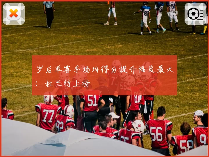 岁后单赛季场均得分提升幅度最大：杜兰特上榜