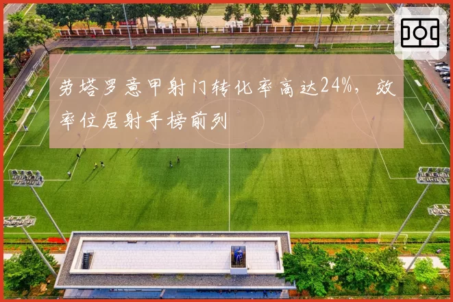 劳塔罗意甲射门转化率高达24%,效率位居射手榜前列